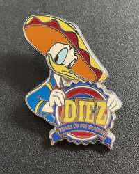 79104 - Disney Pin Trading 10th Anniversary: Ten Years of Pin Trading - Donald Duck - Diez - WDW - Walt Disney World alternate image