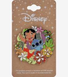 51757 - BoxLunch - Lilo & Stitch - Floral Circle Portrait - Disney Licensed alternate image