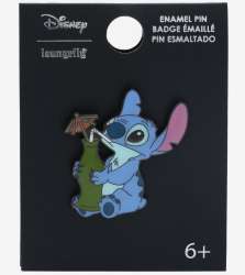 51762 - BoxLunch - Lilo & Stitch - Stitch with drink - Loungefly alternate image