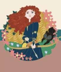 51813 - Floral Princess Wreaths - Merida - Disney Employee Center alternate image
