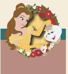 51818 - Floral Princess Wreaths - Belle - Disney Employee Center alternate image