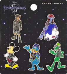 Loungefly - Kingdom Hearts III Set - Sora, King Mickey, Monster Donald, Monster Goofy, and Monster Sora - LFLY