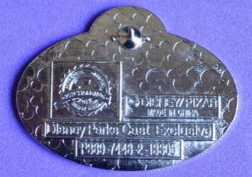 'What's My Name Badge Mystery Set - Pixar - Cast Exclusive - Mike Wazowski - MLT'