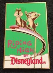 70364 - Retro Disneyland Postcards - Riding High at Disneyland - Chip & Dale - Disneyland Resort alternate image