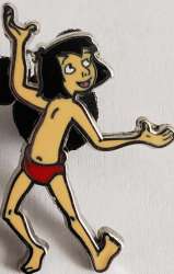 34401 - Baloo and Mowgli Pin Set - Mowgli ONLY alternate image