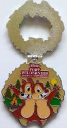 34316 - Resort Holiday Collection 2016: Jeweled Wreaths - Fort Wilderness Resort & Campground - Chip & Dale Wreath - Walt Disney World alternate image