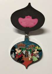 34623 - Gingerbread House Collection 2017 - Grand Californian Ornament with Mickey and Minnie - Disneyland Resort alternate image