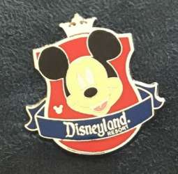 2012 Hidden Mickey - Crest Collection - Mickey Mouse - DLR
