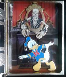 'Walt Disney World Jumbo Hinged Stained Glass Storybook Series - The Haunted Mansion - WDW'