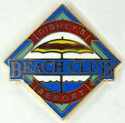 52382 - Walt Disney World Resort Hotels Pre-ODPT Assortment - Beach Club Resort Original Logo Version 2 - Walt Disney World alternate image
