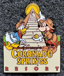 'Walt Disney World Resort Hotels Pre-ODPT Assortment - Pyramid with Donald and Mickey Archeologists - WDW'