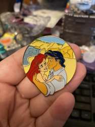 BoxLunch - Loving Circle Frame - Little Mermaid Ariel and Eric - DLIC