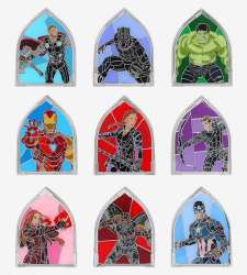 52489 - The Avengers Infinity Saga Stained Glass Window Portraits - The Avengers Infinity Saga Stained Glass Window Portraits Set - Loungefly alternate image