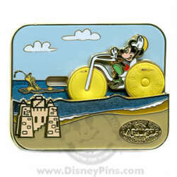 Mickey on Water Bike