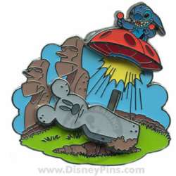 52593 - The Museum of Pin-tiquities - Disney Pin Celebration 2009 - Stitch and the Statues - Walt Disney World alternate image