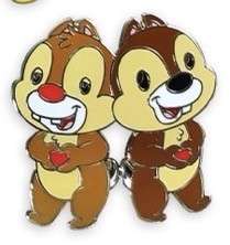 52628 - Mickey and Friends Cuties Booster Pin Set - Chip and Dale alternate image