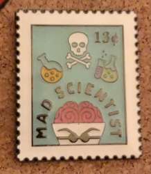 52730 - Hot Topic - The Nightmare Before Christmas 13¢ Stamps - Mad Scientist - Disney Licensed alternate image