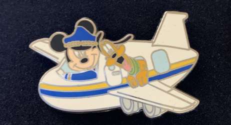 35391 - Walt Disney Travel Company - Pilot Mickey & Pluto Air Plane alternate image