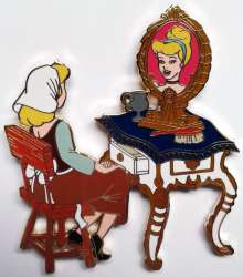 48977 - Princesses in Mirrors - Cinderella in Her Mirror - Disney Auctions alternate image