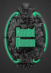 52952 - Haunted Mansion - Glow-in-the-Dark Jumbo Pin alternate image