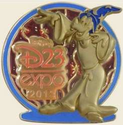 35201 - D23 Expo 2013: Stained Glass Sorcerer Collection - Goofy - Disney Fan Club alternate image