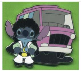 Stitch with Afro and Van