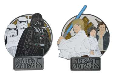 53134 - Star Wars 45th Anniversary - Star Wars Pin Set: Star Wars 45 JUMBO alternate image