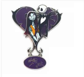 22309 - Nightmare Before Christmas 25 Years - Jack & Sally Heart - Disneyland Resort Paris alternate image