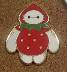 53268 - BoxLunch - Mystery fruit characters - Baymax strawberry - Disney Licensed alternate image