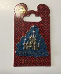 35569 - Cinderella Castle - WDW Castle Blue Glitter Cloud Logo - Walt Disney World alternate image