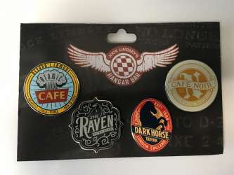 Jock Lindsey's Hangar Bar Coasters Set #1 — Full Set
