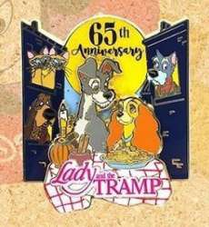 Lady and the Tramp 65th Anniversary - Lady and Tramp wtih Jock, Trusty, Si &amp; Am - HKDL