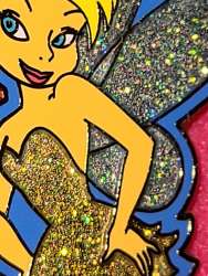 Tinker Bell - Glitter Tinker Bell with Tink! dangle. - MLT