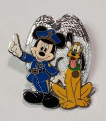 Officer Mickey Mouse and K9 Pluto