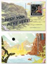 53732 - 2022 One Family Pin Event - Wish You Were Here! Stamp Collection - Wakanda - Walt Disney World alternate image
