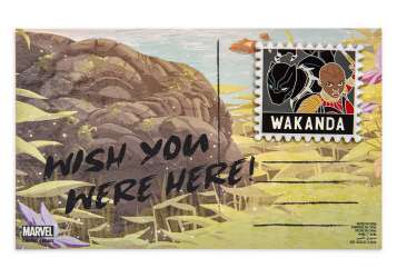 53732 - 2022 One Family Pin Event - Wish You Were Here! Stamp Collection - Wakanda - Walt Disney World alternate image
