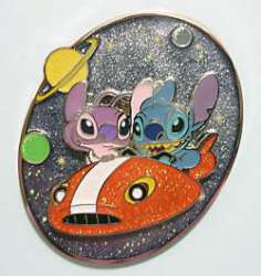 53755 - Stitch & friends in space - Stitch and Angel in a space cruiser - Hong Kong Disneyland alternate image