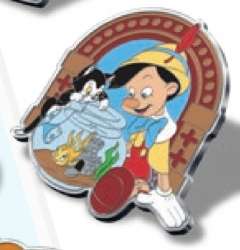 53820 - One Family 2022 Pin Celebration - Our Best Friends Are Family Too Mystery Set - Pinocchio, Figaro and Cleo alternate image