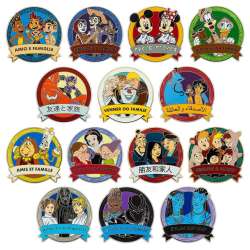 53846 - One Family 2022 Pin Celebration - Friends & Family In Park Languages Mystery Set - Unopened Box alternate image