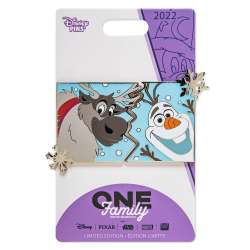 53911 - One Family 2022 Pin Celebration - Pin Pals - Olaf and Sven Set - Disney Store US alternate image