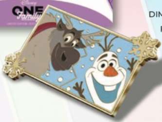 53911 - One Family 2022 Pin Celebration - Pin Pals - Olaf and Sven Set - Disney Store US alternate image