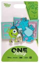 53919 - One Family 2022 Pin Celebration - Pin Pals - Mike and Sulley Set - Disney Store US alternate image