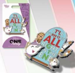 53939 - One Family 2022 Pin Celebration - Family Mottos - Beauty and the Beast Quote - Disney Store US alternate image