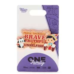 53940 - One Family 2022 Pin Celebration - Family Mottos - Pinocchio Quote - Disney Store US alternate image
