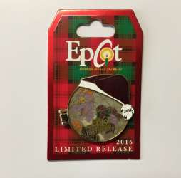 64081 - EPCOT Holidays Around The World 2016 - Holidays Around the World Logo - Figment - Walt Disney World alternate image