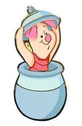 54096 - Artland - Winnie the Pooh - Pot of Piglet - Artland / ACME alternate image