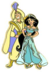 'Aladdin - Prince Ali and Jasmine Standing - DLP'