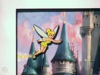 Where Dreams Come True - Cinderella Castle Framed Pin Set - Tinker Bell Flying ONLY - WDW