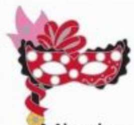 36736 - DLR Hidden Disney Series 2020: Carnevale Masks - Minnie - Disneyland Resort alternate image