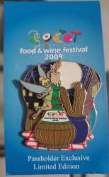 36713 - EPCOT International Food & Wine Festival 2008 - Tinker Bell (Passholder Exclusive) - Walt Disney World alternate image